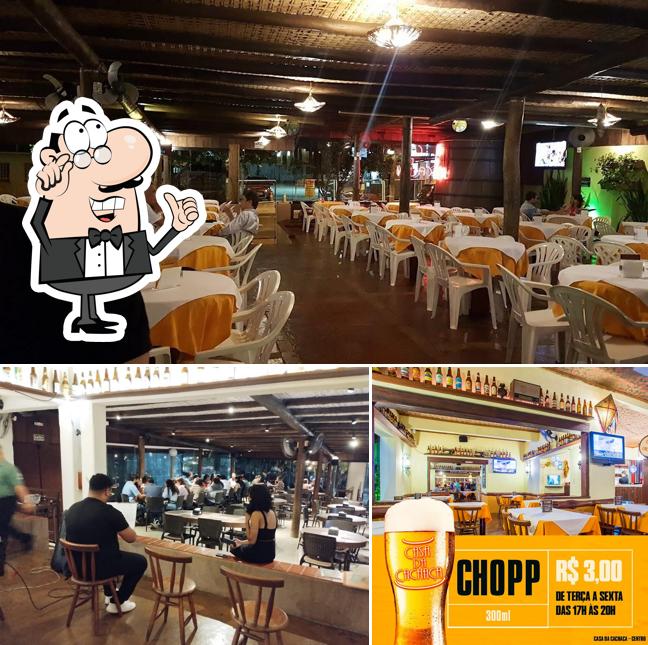 O interior do Casa da Cachaça