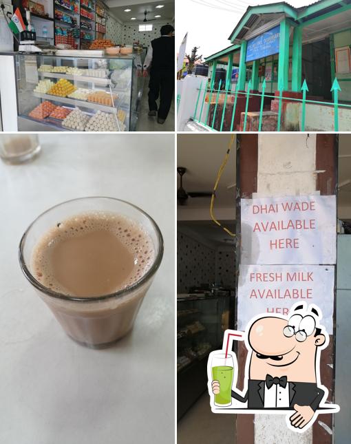 Enjoy a beverage at Rajashree Sweets and Snacks