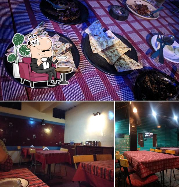 The interior of Top Stuff