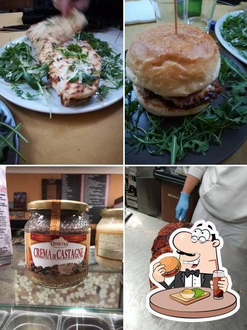 Hamburger al Pizzeria E Tavola Calda Pizza E Core