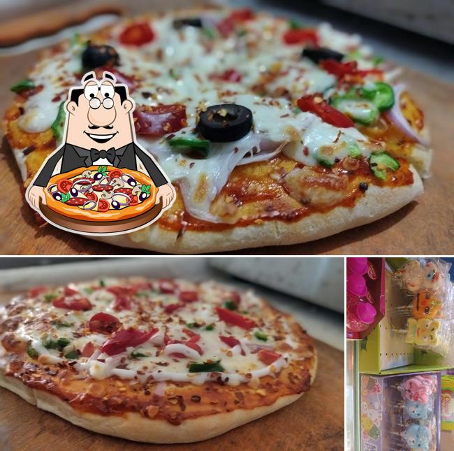At Veena Restaurant, you can try pizza