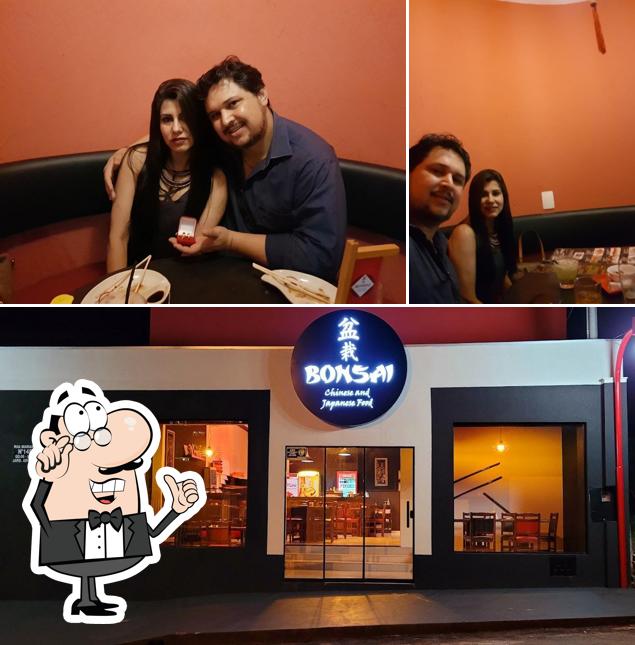 O interior do Bonsai - Restaurante Japonês
