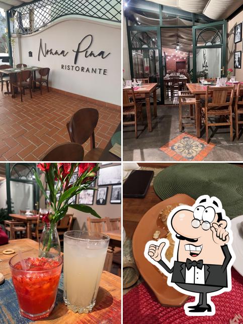 O interior do Nonna Pina Ristorante & Rotisserie