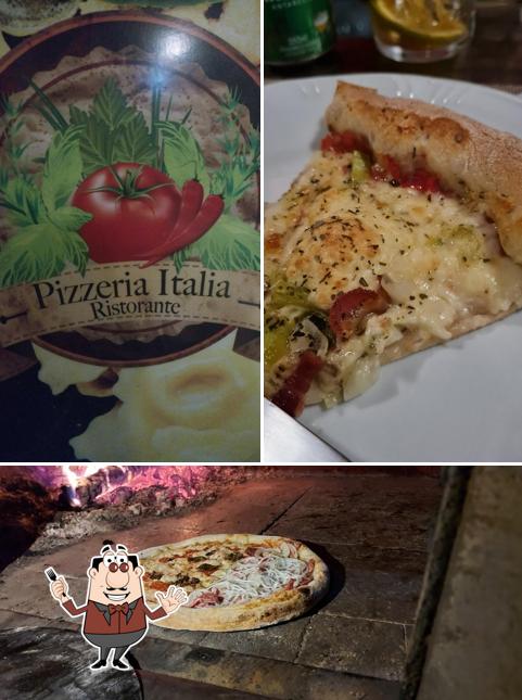 Platos en Pizzaria Italia