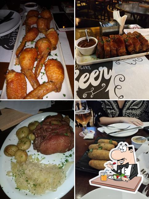 Platos en Hays Cervejaria