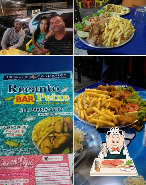 Recanto do Peixe oferece uma escolha de refeições de peixe