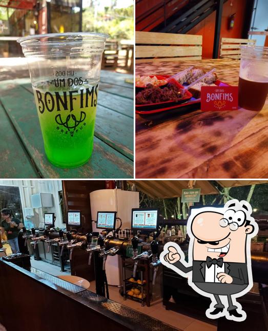 O exterior do BrewPub Um dos Bonfim's