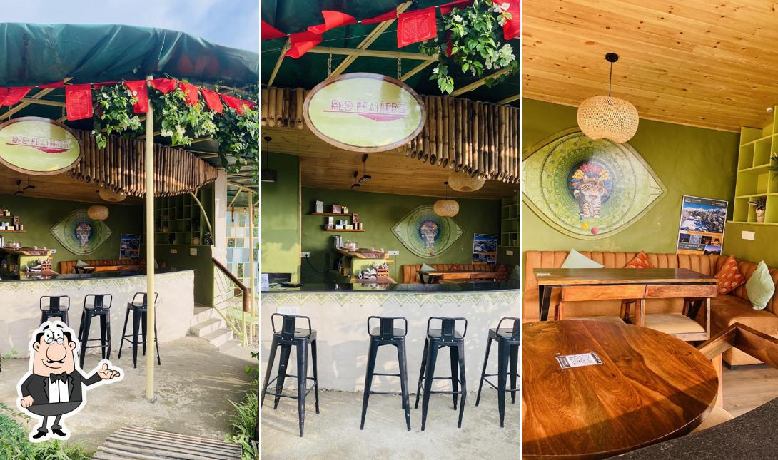 Check out how Red Feathers cafe looks inside