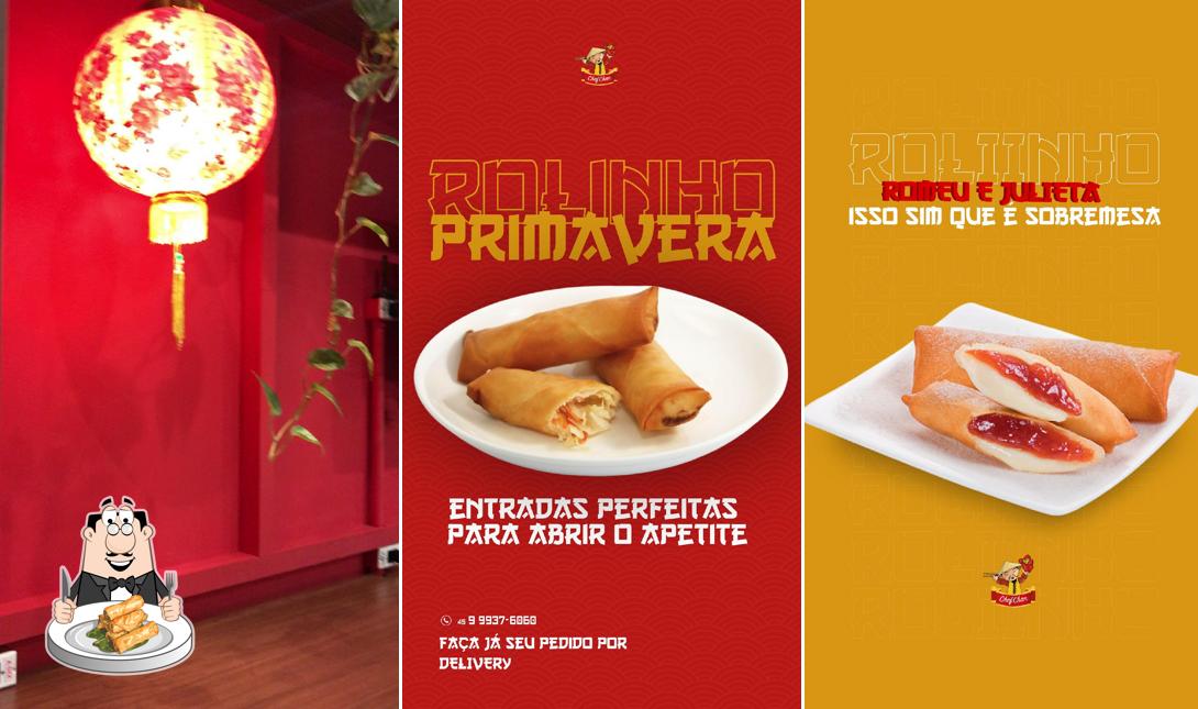 Rolinho primavera em Chef Chan