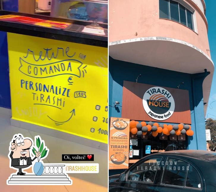 O exterior do Tirashi House