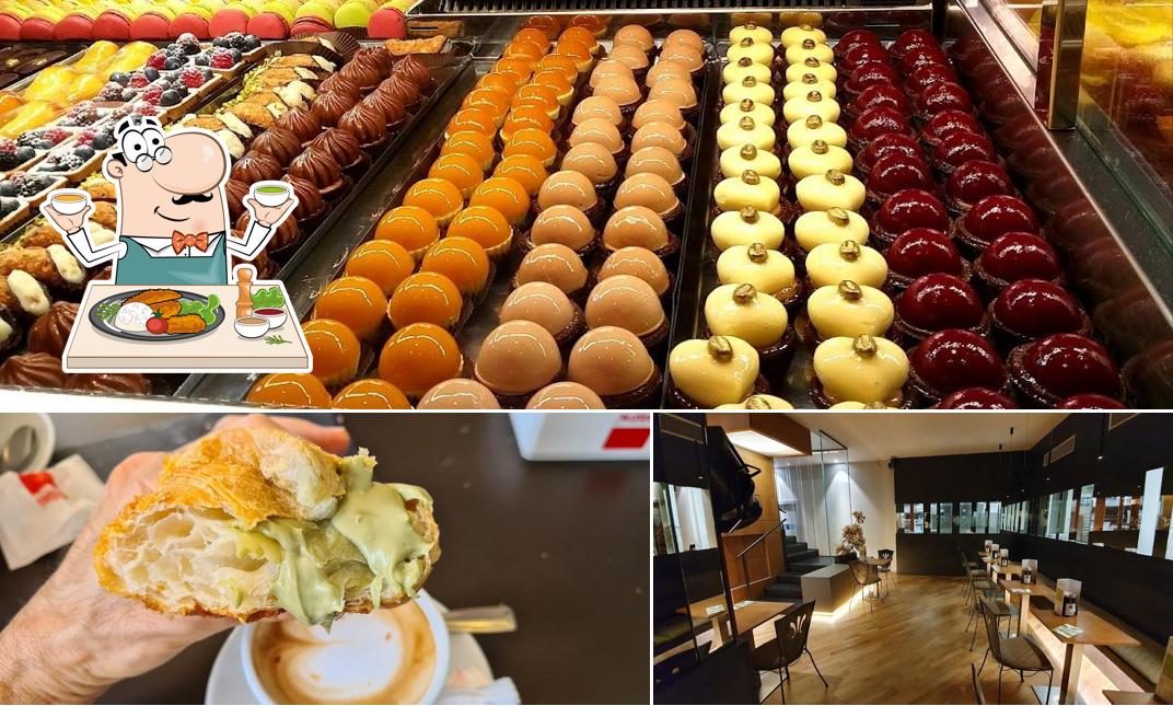 La cibo e interni del ristorante