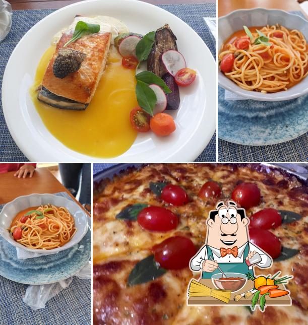 Esparguete à bolonhesa em Thalassa Peruibe