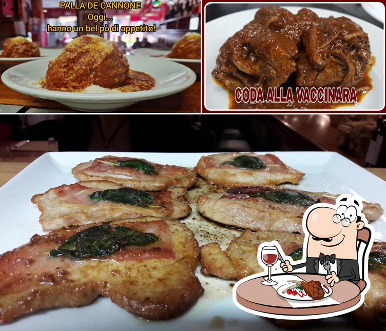 Curiosa tra l'ampia scelta di pasti a base di carne