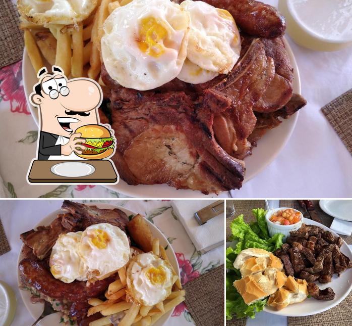 Consiga um hambúrguer no Restaurante Paulino