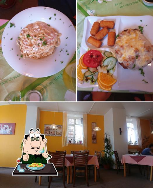 L’image de la nourriture et table à manger de Ristorante Roma’s