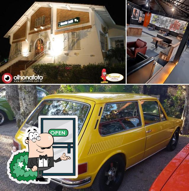 O exterior do Mansão Luchi