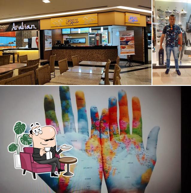 O interior do Peixe Na Rede