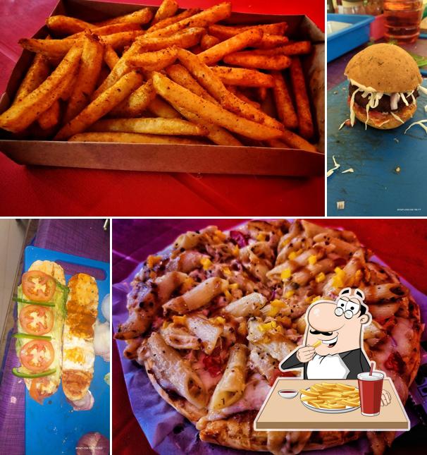 French fries at Moon cafe