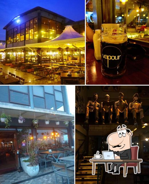 Check out how Vapour Brewpub and Diner looks inside