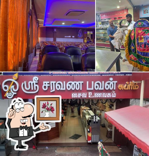 The interior of Sri Saravana Bhavan Grand Style