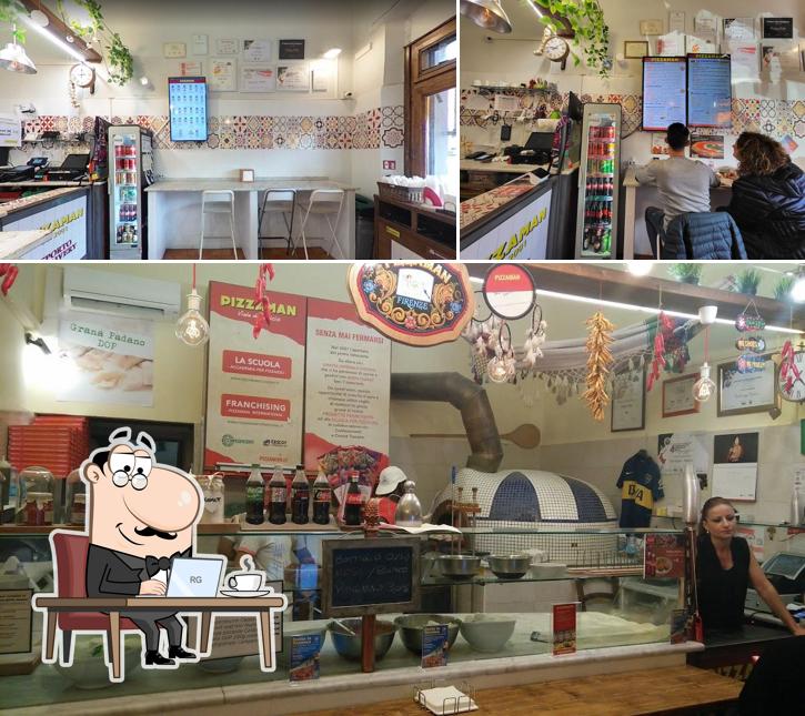 Siediti a un tavolo di Pizza Man