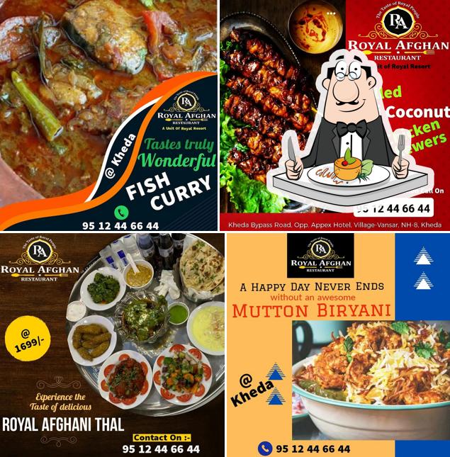 Food at The Royal Afghan