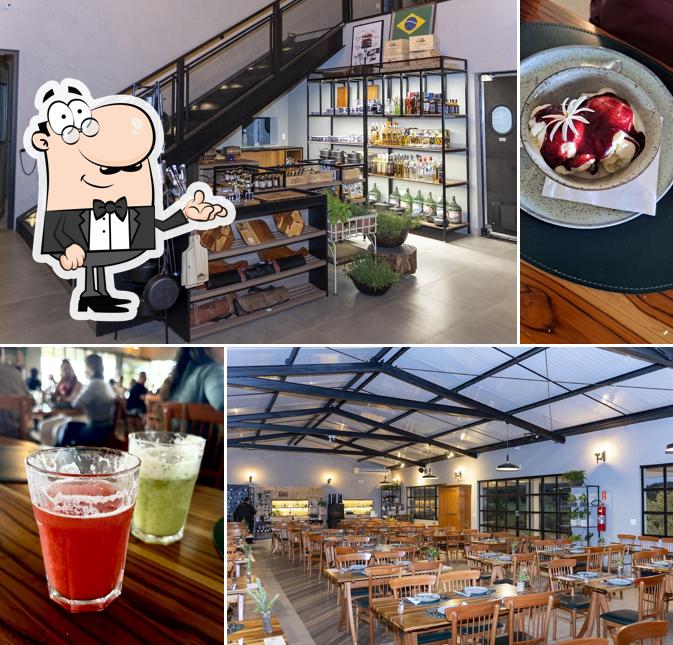 O interior do Século Verde Restaurante