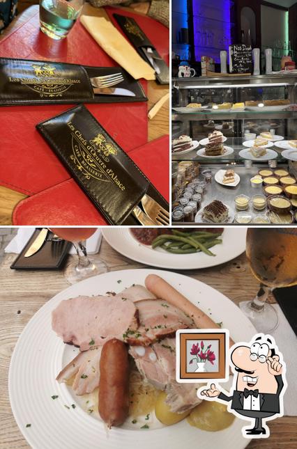 Parmi les différentes choses de la intérieur et la boisson, une personne peut trouver sur Les Chefs d’Oeuvre d'Alsace