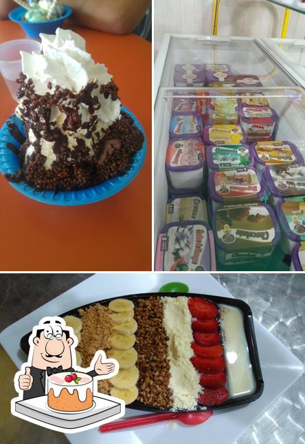 Bolos de cenoura em Sorvetes Campo Grande