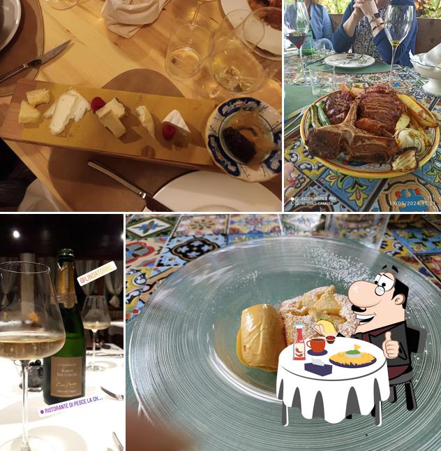 Piatto di formaggi al Locanda La Chiusa