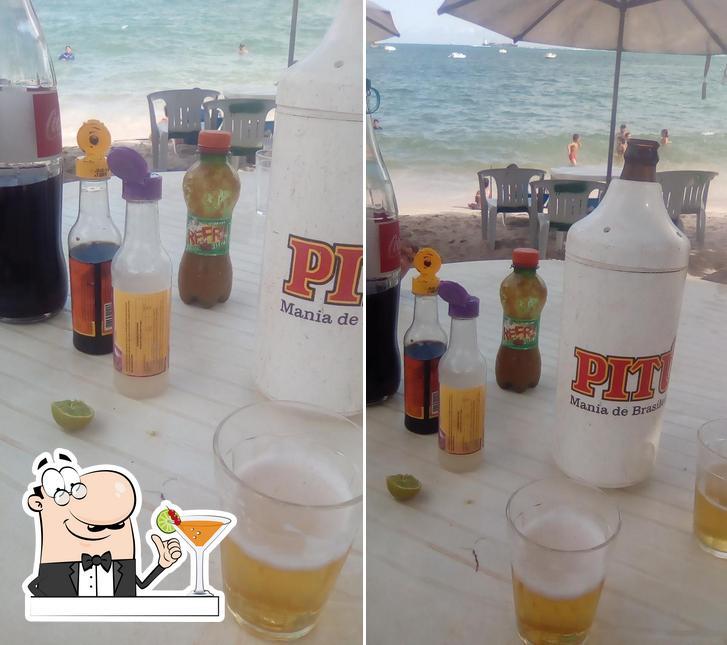 Prove uma bebida do menu