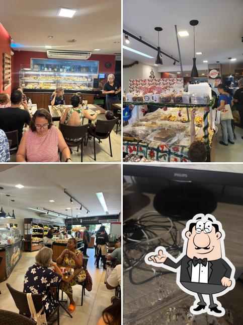 O interior do Pão e Companhia Laranjeiras