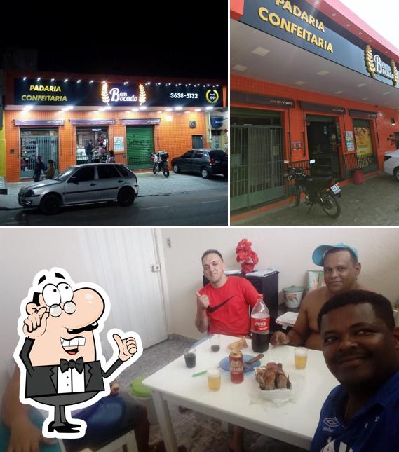 O interior do Padaria e Confeitaria Bembocado