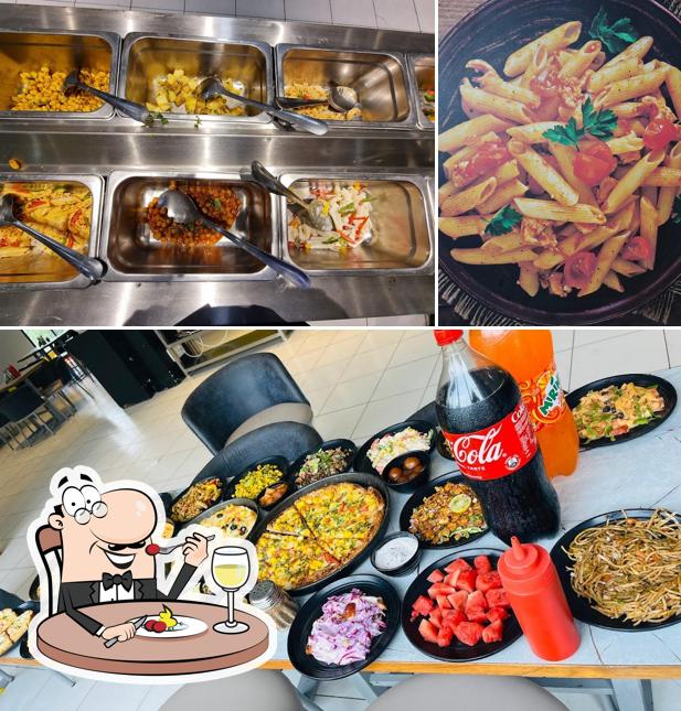 Food at Pomo's Pizza Randheja Gandhinagar