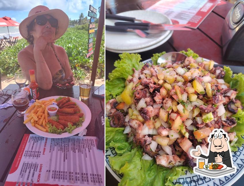 Comida em TH Praia - Bar e Restaurante - Petiscos / Frutos do Mar / Drinks / Melhor Arrumadinho da Praia