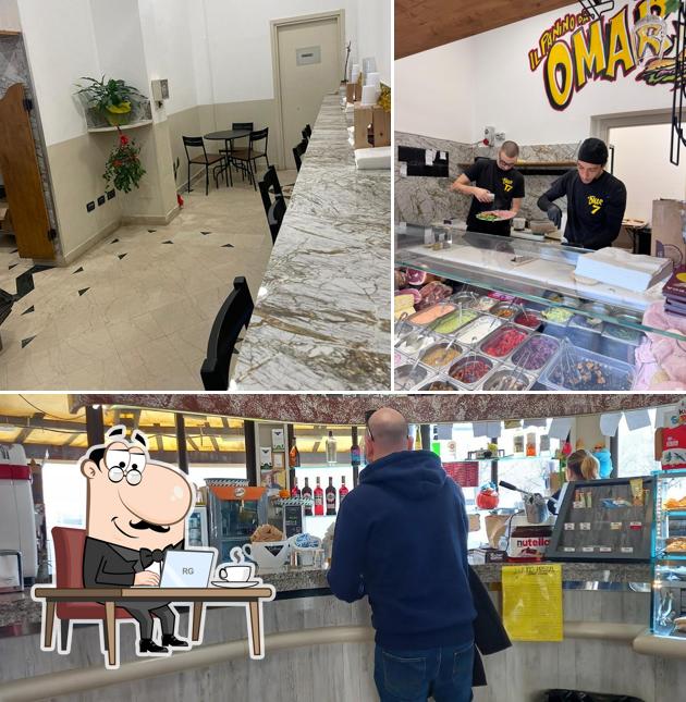 Gli interni di Il panino da Omar