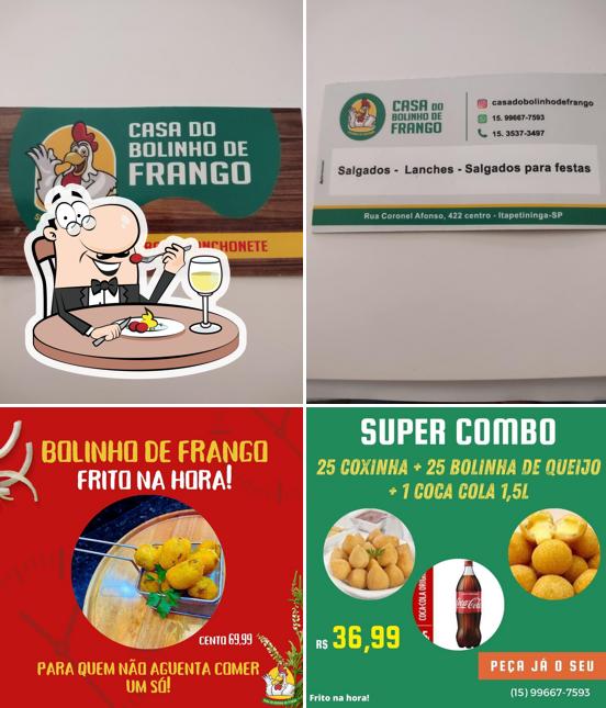 Comida em Casa do Bolinho de Frango