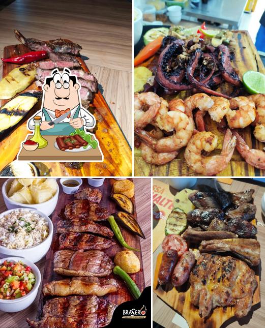 Costelas de porco em Brasero Parrilla & Forneria