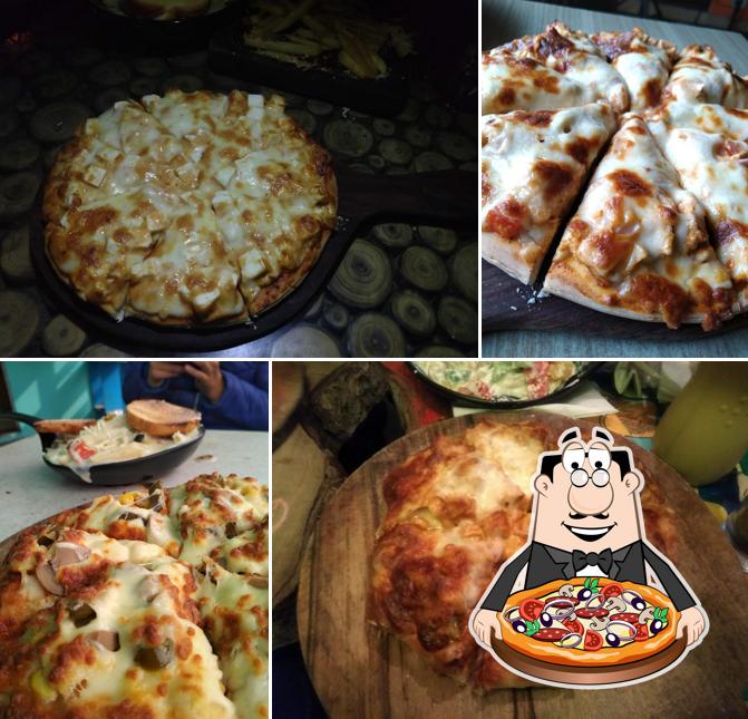 Pick pizza at Planter's Tea Bar & Book Cafe