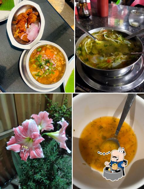 Chicken soup at Darjeeling Spicy Momo Ooty