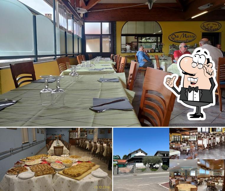 Dai un’occhiata alla foto che mostra la interni e cibo di Ristorante Pizzeria da Mario