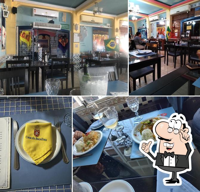 O interior do Casa do Bacalhau