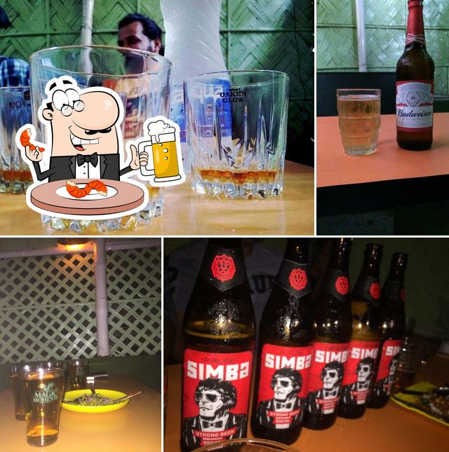 Order a pint of light or dark beer