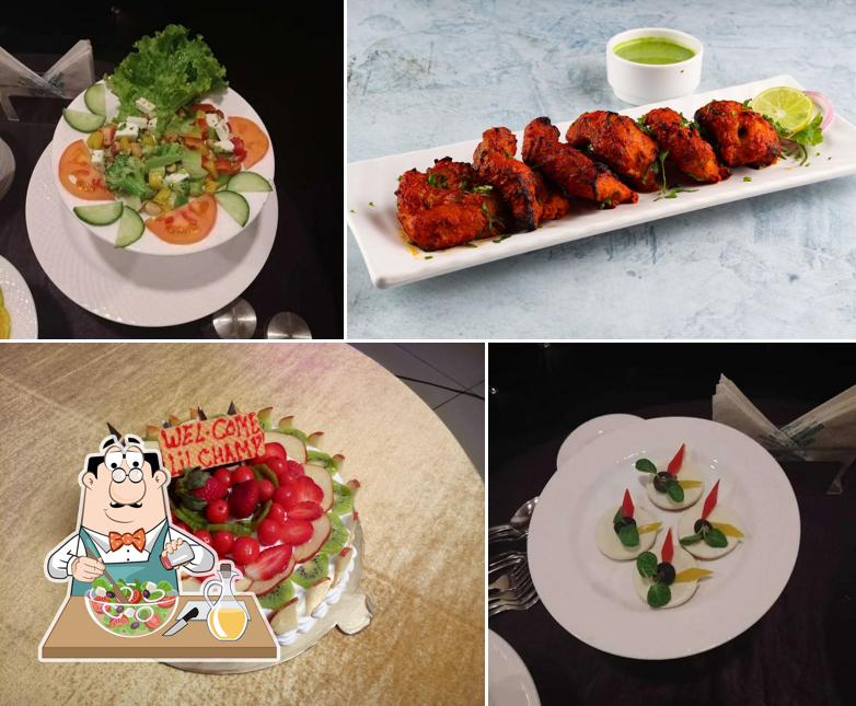 Greek salad at Hotel Dhillon Residency