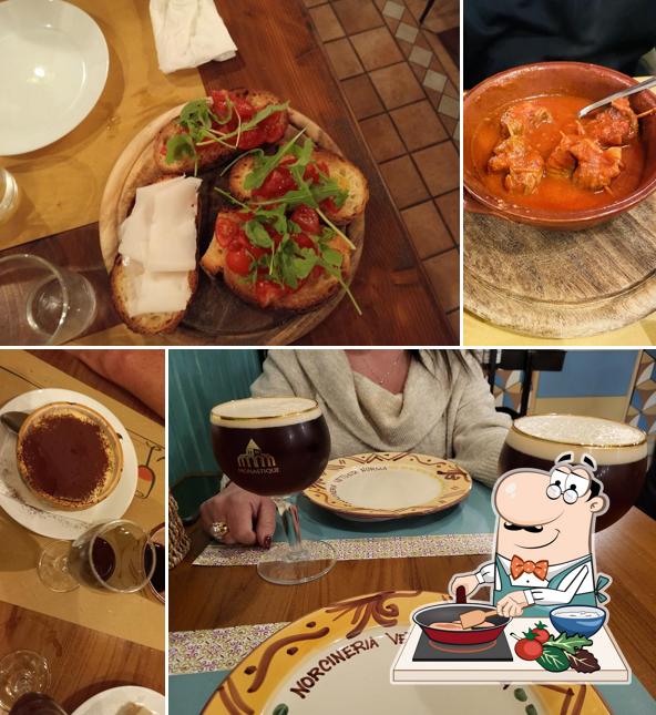 Pollo al curry al Norcineria Vetusta Nursia