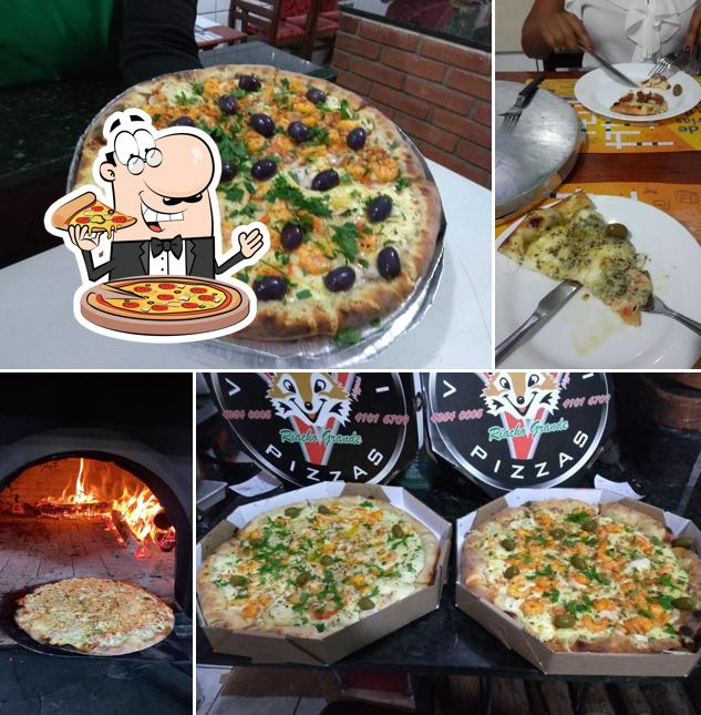 Escolha diferentes estilos de pizza