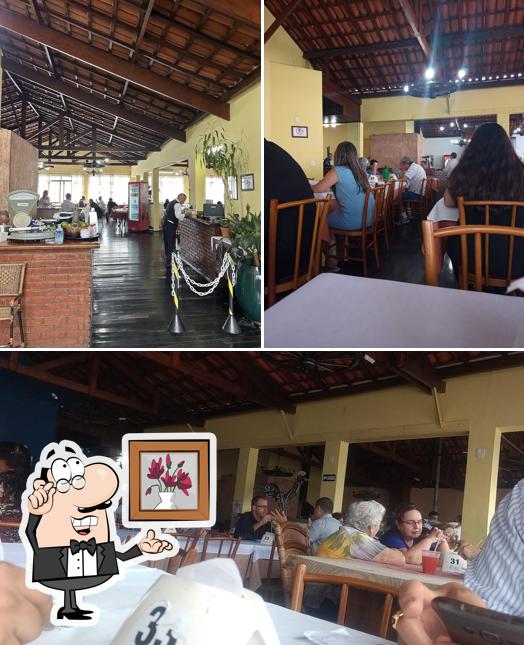 O interior do Restaurante Mundial - Comida brasileira