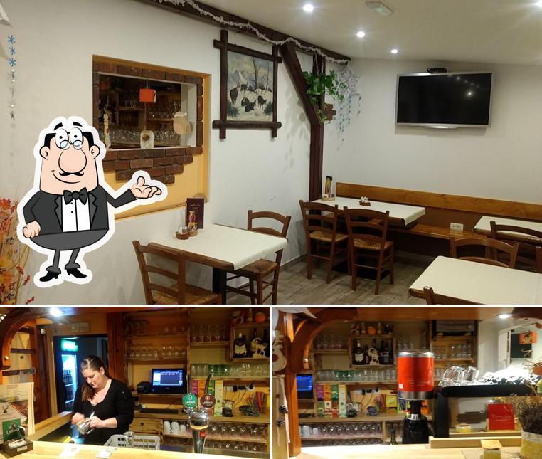 Gli interni di Gostilna In Pizzeria Grajska Preža