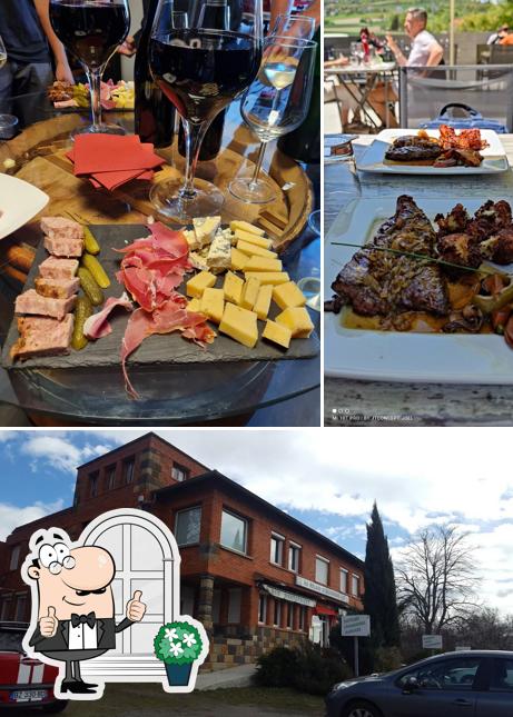 L'extérieur de Restaurant Les briques Rouges