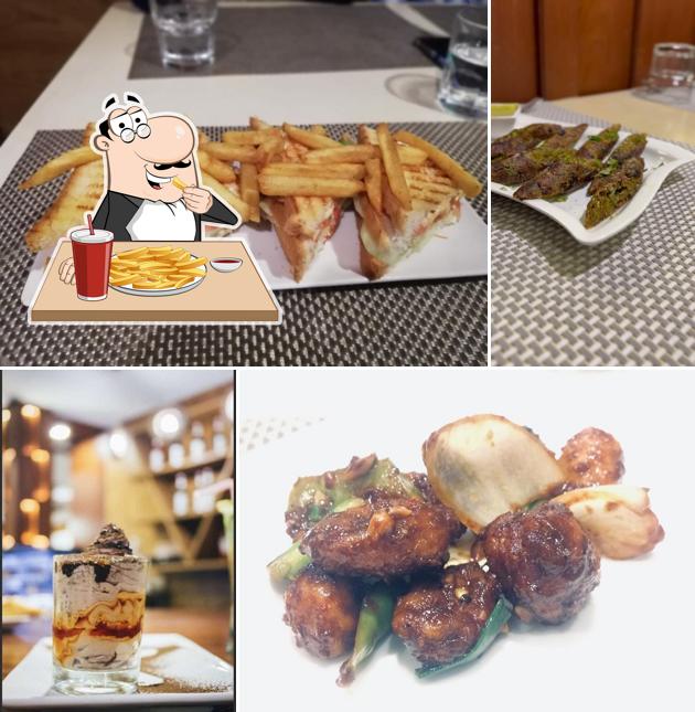 Try out French fries at The Veg Kitchen Vegetarian Restaurant